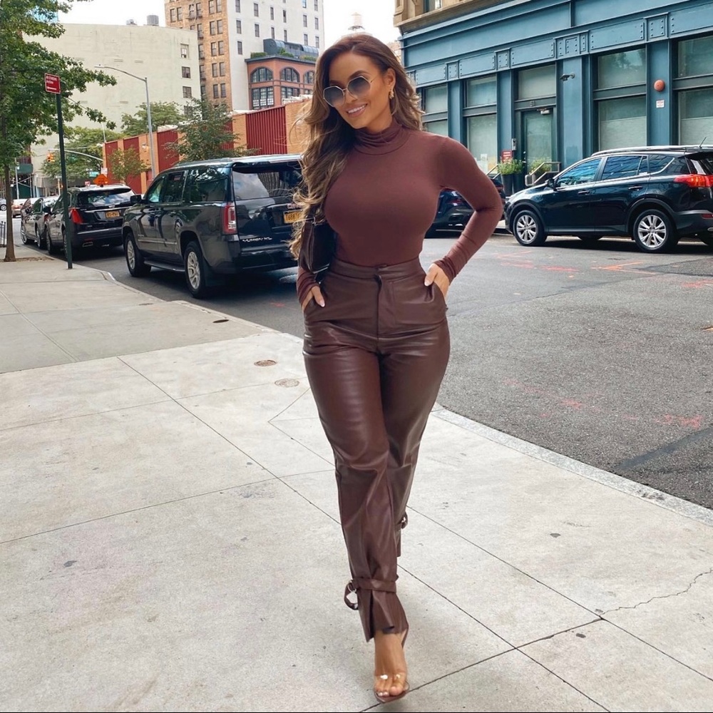 SOLD—Fashion nova trendsetter leather pants